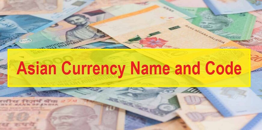 Asian-Currency-names-and-code