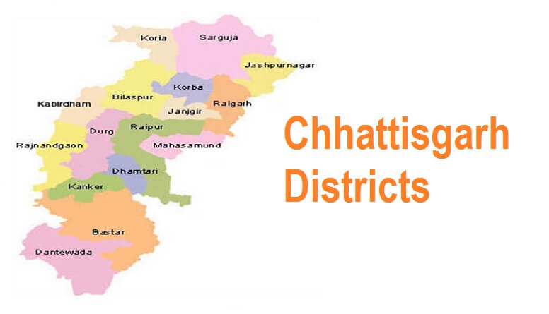 Chhattisgarh-Districts