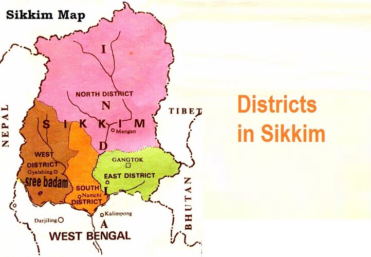Districts-in-Sikkim